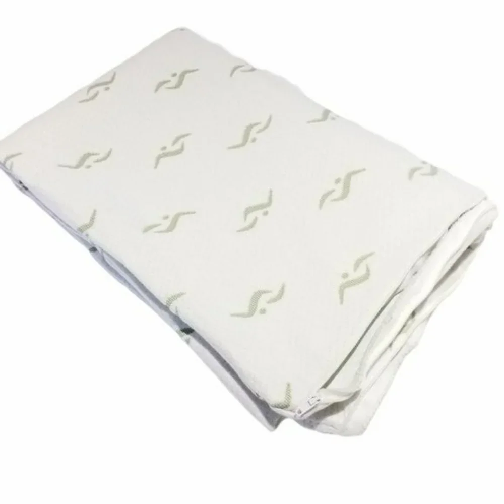 Waterproof Mattress Protector And Pillowcase Breathable Bamboo Jacquard Set Twin